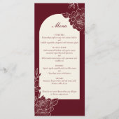Menu Mariage Fleurs d'Ivoire à l'Arche de Bourgogne Pro (Devant)