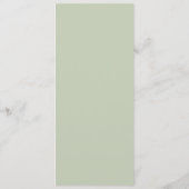 Menu Mariage floral délicieux (Dos)