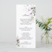 Menu Mariage floral Lavender (Debout devant)