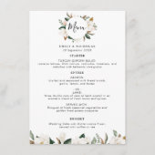 menu mariage floral magnolia moderne (Devant)
