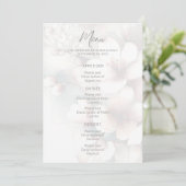 Menu Mariage Floral Moderne (Debout devant)