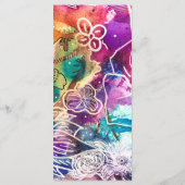 Menu Mariage Floral Paradise (Dos)