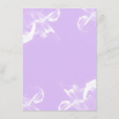 Menu Mariage floral simple Tiger Lily (Dos)