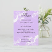 Menu Mariage floral simple Tiger Lily (Debout devant)