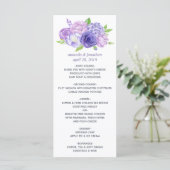 Menu Mariage Floral Ultra Violet (Debout devant)
