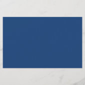 Menu mariage flûtes bleu marine rose (Dos)