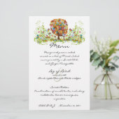 Menu Mariage Forêt Rustique (Debout devant)