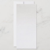 Menu Mariage Forêt Rustique (Dos)