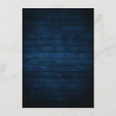 Menu Mariage géométrique bleu bleu bleu bleu bleu marin (Dos)