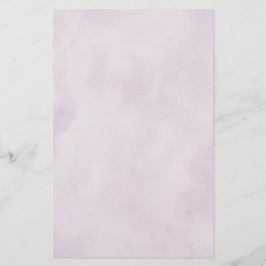 Menu Mariage géométrique des fleurs violettes pous (Dos)