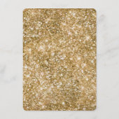 Menu Mariage Glam Gold (Dos)