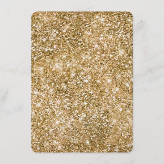 Menu Mariage Glam Gold (Dos)