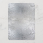 Menu Mariage Glam Silver (Dos)