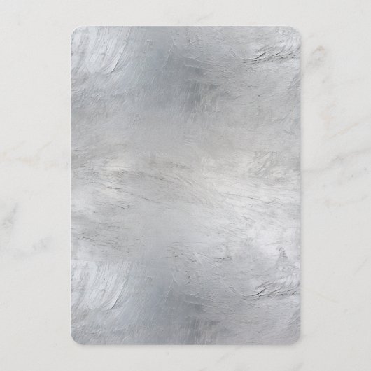 Menu Mariage Glam Silver (Dos)