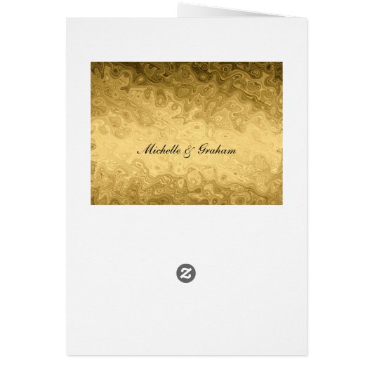 Menu mariage Gold (Dos)