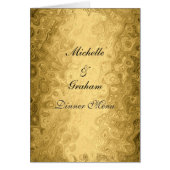 Menu mariage Gold (Devant)