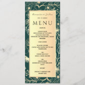 Menu Mariage Gold de luxe (Devant)