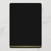 Menu Mariage Gold Et Black Great Gatsby (Dos)