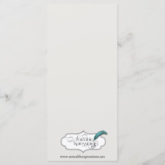 Menu Mariage Gold Posh Art Déco (Dos)