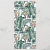 Menu Mariage Gold Tropical Pampas (Dos)