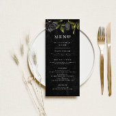 Menu Mariage gothique d'Halloween