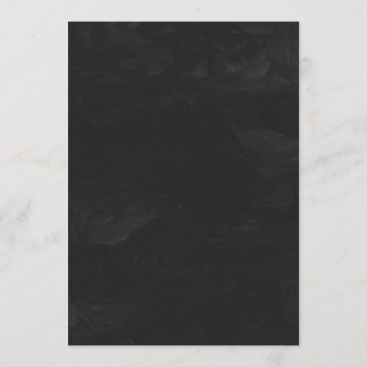 Menu Mariage gothique médiéval Argent Ivy (Dos)