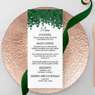 Menu Mariage Green Ivy Garden