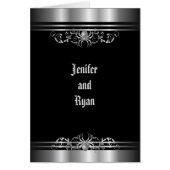 Menu mariage Halloween (Devant)