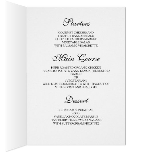 Menu mariage Halloween (Intérieur (Droit))