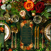 Menu Mariage inspiré de Verte et Orange Druide