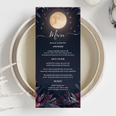 Menu Mariage Jardin de Lune de Minuit