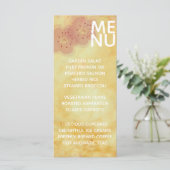 Menu mariage Jaunes d'influence asiatique Golfs (Debout devant)