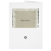 Menu Mariage le plus populaire Vieux papier (Dos)