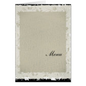 Menu Mariage le plus populaire Vieux papier (Devant)