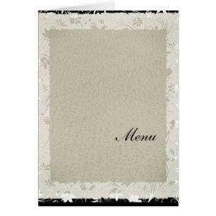 Menu Mariage le plus populaire Vieux papier