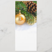 Menu Mariage Little Christmas Balls (Dos)