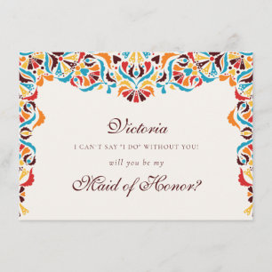 Menu Mariage Luxueux Fantaisiste Style Bordure Florale