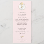 Menu Mariage Magnolia Gold Table Setting (Devant)