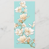 Menu Mariage Magnolia Gold Table Setting (Dos)