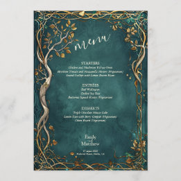 Menu Mariage Majesté de la Terre du Milieu