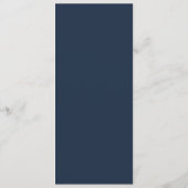 menu mariage marine bleu marine (Dos)