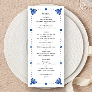 Menu Mariage mexicain Talavera
