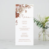 Menu Mariage minimal (Debout devant)