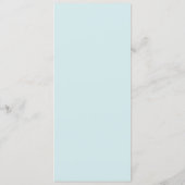 Menu Mariage Minimaliste Abstrait Sarcelle Moderne (Dos)
