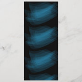 Menu Mariage minimaliste élégant de style de maquette (Dos)