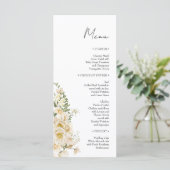 Menu Mariage minimaliste Ivory Bliss (Debout devant)