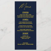 Menu Mariage moderne classique - Savourez les save (Devant)