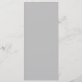 Menu Mariage Moderne de Sydney Gray (Dos)