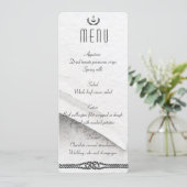 Menu Mariage Nautique Gris Et Blanc (Debout devant)
