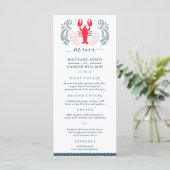 Menu Mariage nautique moderne (Debout devant)